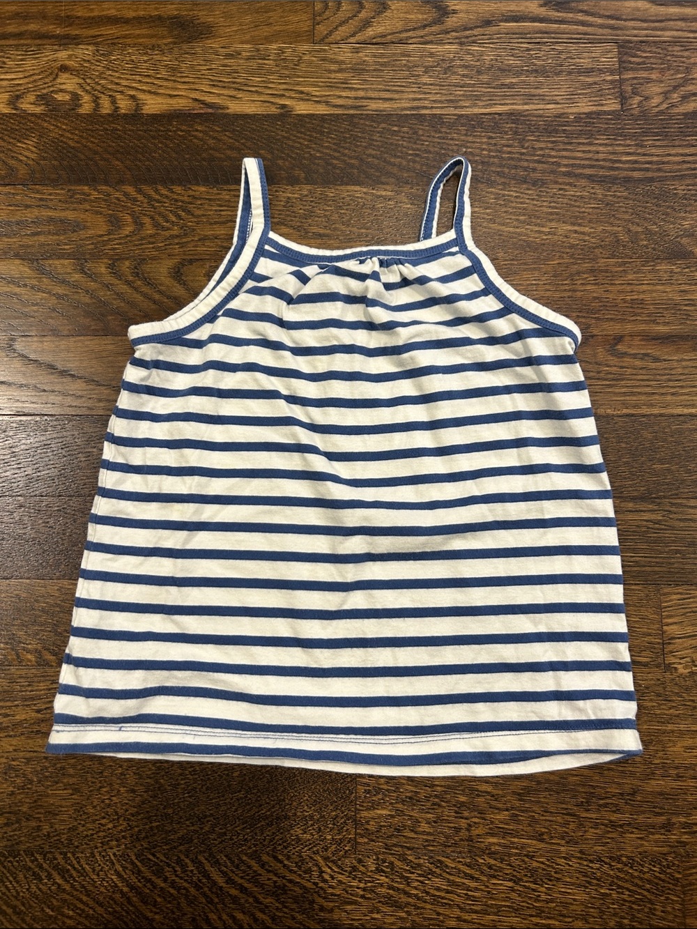 Tea Collection Girls Blue Striped Tank Top